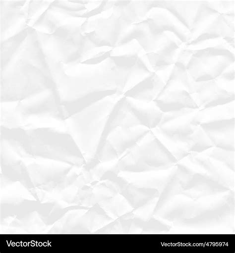 Background of white crumpled paper Royalty Free Vector Image