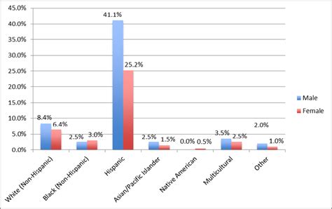 Distribution Of The Sample By Sex And Ethnicity Download Scientific Diagram