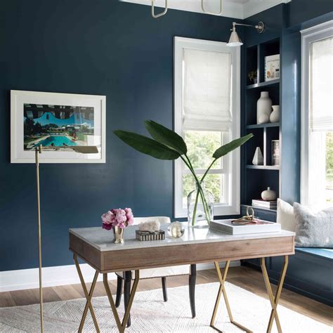 10 Beautiful Home Office Paint Color Ideas For Better Productivity
