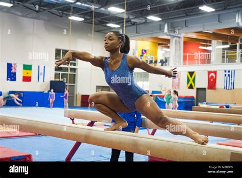 THE SIMONE BILES STORY: COURAGE TO SOAR, Jeante Godlock (as Simone ...