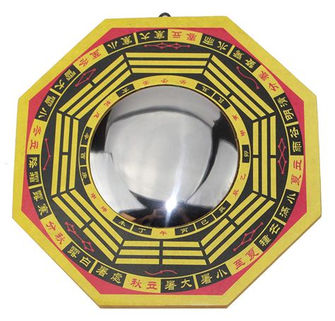 6 Feng Shui LARGE TRADITIONAL CHINESE CONVEX BAGUA BA GUA MIRROR HOME