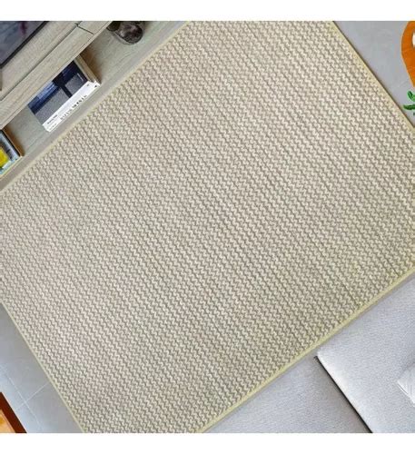 Tapete Sisal 2 00x3 00 Quarto Sem Pelos Antiderrapante S570