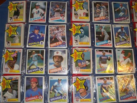 1985 Topps Rack Packs Wax Pack Gods