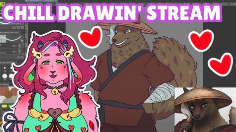 Art Chill Drawin Stream Ft Rain Drawing A Pngtuber YouTube