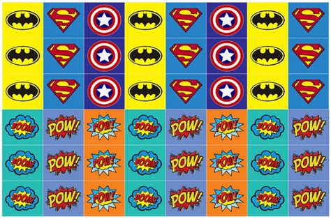 Superhero Stickers Printable Printable Word Searches