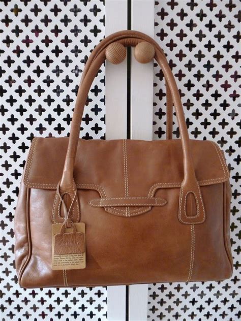 Marks And Spencer Tan Leather Tote Bag Shoulder Bag Tan Leather Tote