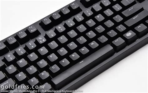 Cooler Master MasterKeys Pro S RGB Mechanical Keyboard Review Goldfries