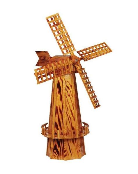 Large Wooden Garden Windmill Etsy In Wooden Windmill Garden