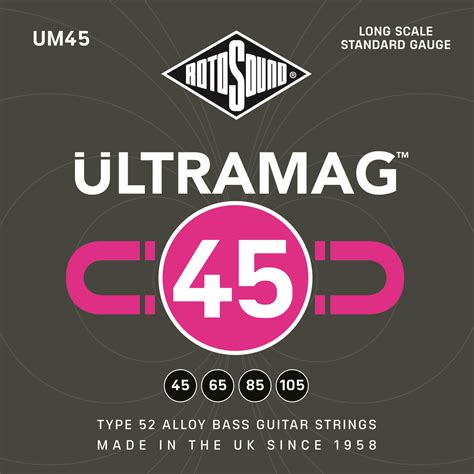 Rotosound Rb40 5 Roto Bass Medium 5 Strings Set 40 125 Long Scale 5弦エレキベース弦×2セット ギター・ベース Uig