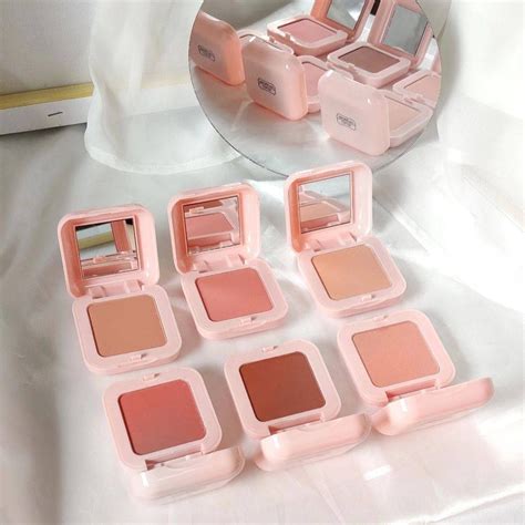 Blush Natural Cozido Face Blusher Textura Fosca Base Facial Cores Paleta Nude Maquiagem