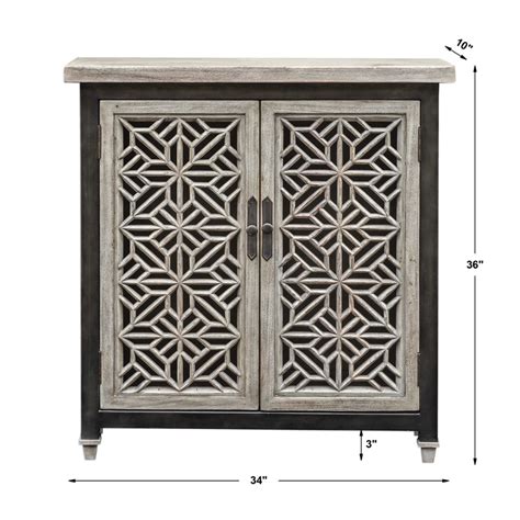 Branwen Door Cabinet Uttermost Accent Cabinet Mahogany Wood