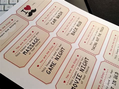 Printable Coupon Book for Mom & Dad Coupon Book for Parents Coupon Book ...