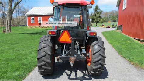 2004 Kubota L4330 4x4 Compact Tractor W Cab Loader 43hp Hydrostatic