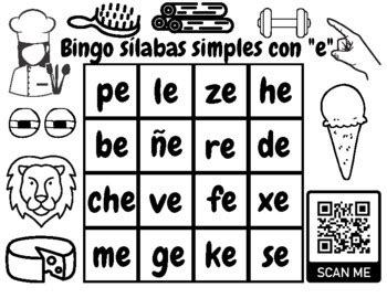 Bingo Silabas Simples