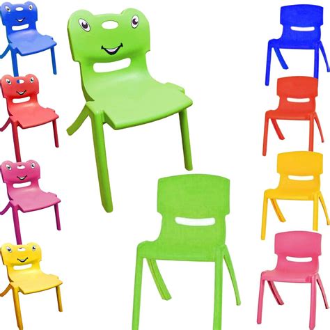 Stackable Kids Children Plastic Study Chairs Graden Chairs Indoor