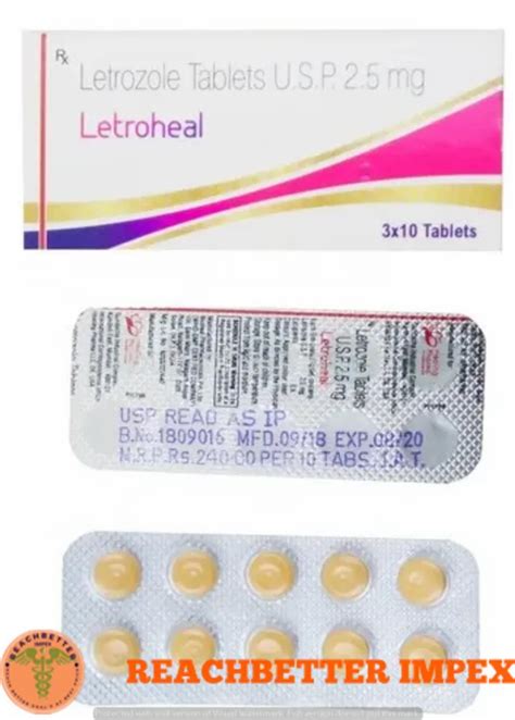 Letrozole Mg Letroheal Tablets Ip For Hospital Packaging Type