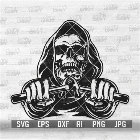 Carpenter Skull Svg Grim Reaper Skull Clipart Home Build Inspire