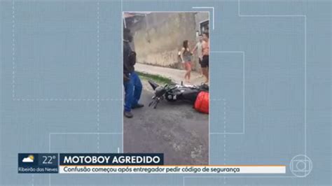 V Deo Motoboy Agredido Em Bh Mg G