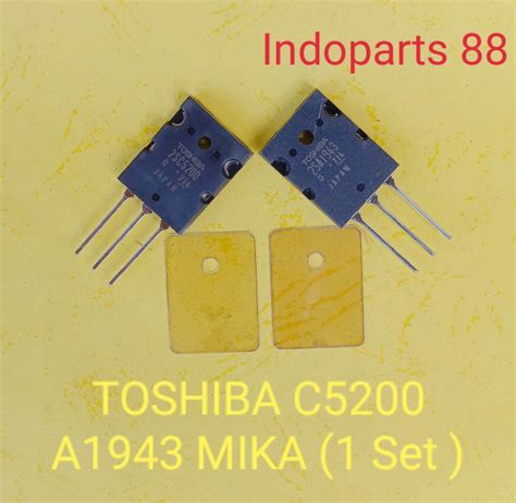 Set Toshiba Sc Sa Original Seri Mika Transistor