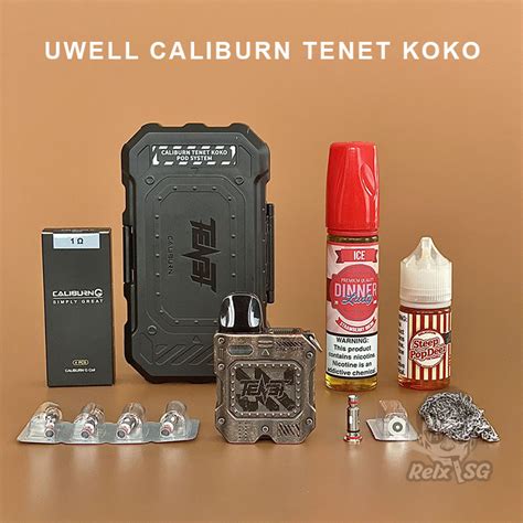 UWELL Caliburn Tenet Koko Pod Kit UWELL SG RELX SG Vape Shop