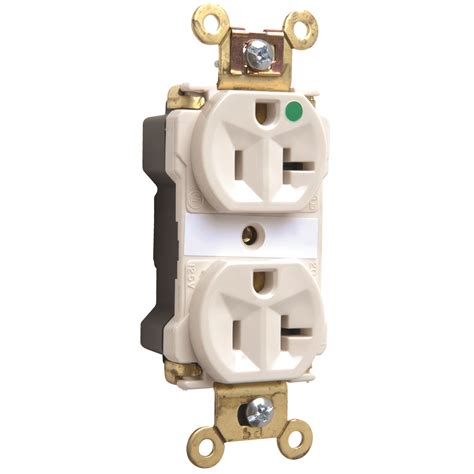 Pass And Seymour Pt8300 La Plugtail™ Extra Heavy Duty Hospital Grade Duplex Receptacle 20a 125v