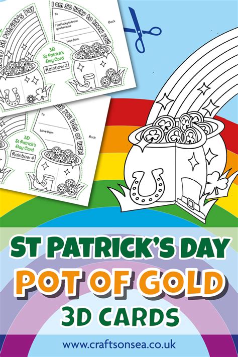 Printable St Patricks Day Card Free Pdf Crafts On Sea