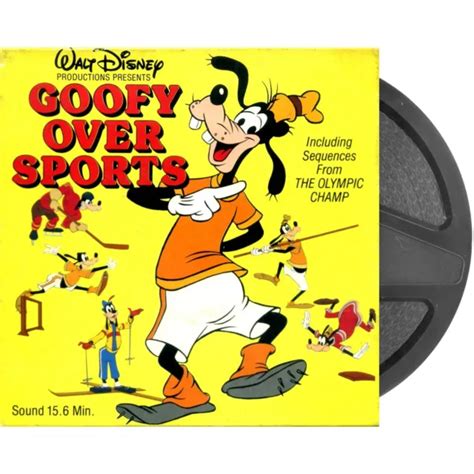 Goofy Over Sports 400ft Walt Disney Super 8 Cine Film Compilation £27