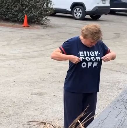 Eiigy Pocr Off Hidden Message T Shirt Black Fuck Off T Shirt Fold