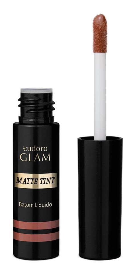 Eudora Glam Matte Tint Batom L Quido Nude Ic Nico G Parcelamento Sem