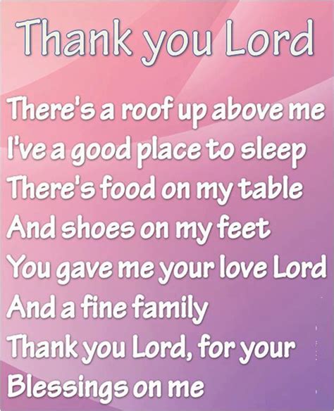 Thank You Lord For Your Blessings On Me - Desi Comments