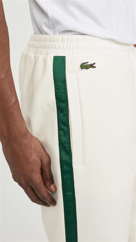 Lacoste Synthetic Pants For Men Lyst