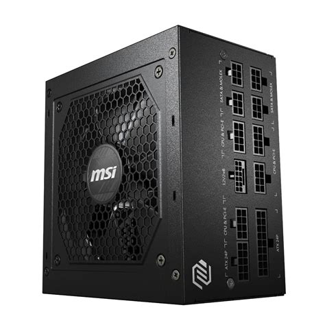 Msi Mag A Gl W Plus Gold Rated Atx Pcie Fully Modular