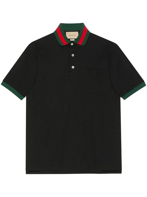 Gucci Camisa Polo Faixa Web Farfetch