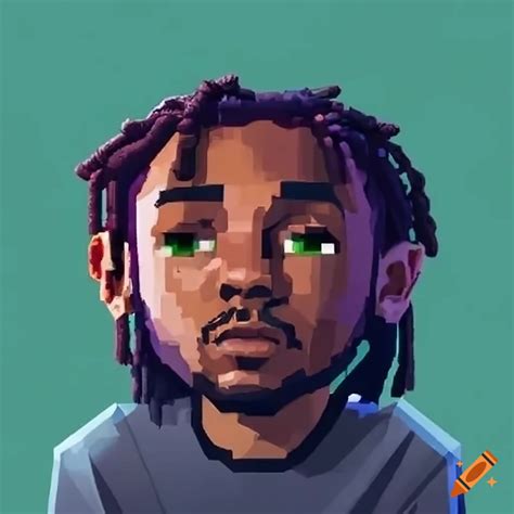 Kendrick Lamar Depicted As A Minecraft Character On Craiyon