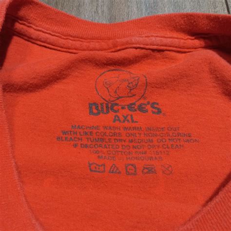 Buc Ees Authentic Beaver Logo Red T Shirt Short Slee Gem