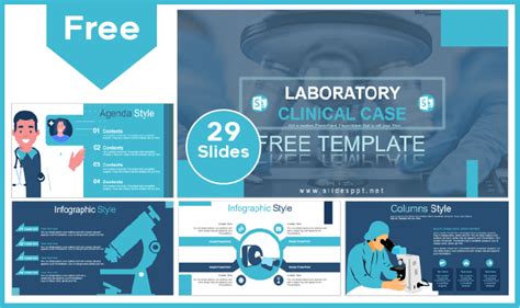 Laboratory Clinical Case Template PowerPoint Templates And Google Slides