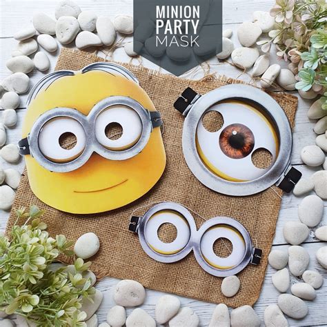 Jual Minions Mask Topeng Pesta Minion Ulang Tahun Birthday Shopee