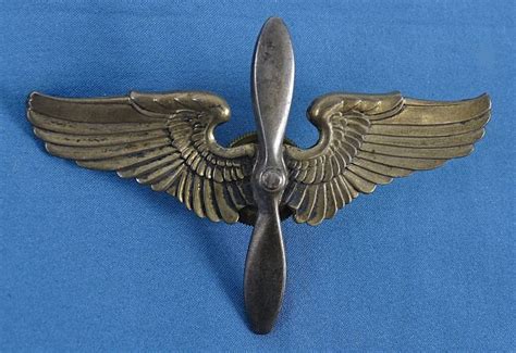 Wwii Army Air Force Aviation Cadet Visor Cap Insignia Griffin Militaria