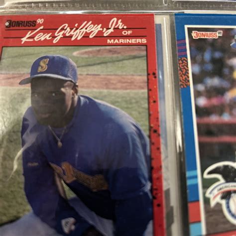 Donruss Ken Griffey Jr Multiple Misprint And Error Card