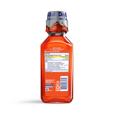 DayQuil™ SEVERE Maximum Strength Cough, Cold & Flu Daytime Relief Liquid