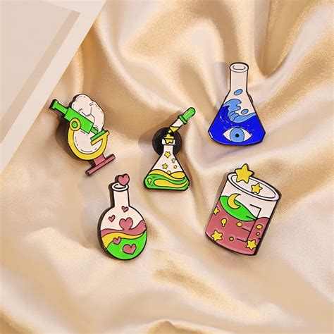 Science Laboratory Enamel Pin Test Tube Bottle From Babytopwholesaler1