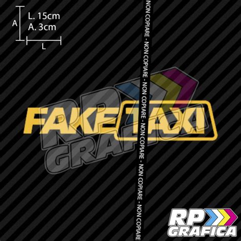 Adesivo Fake Taxi Sexy Hot RP Grafica