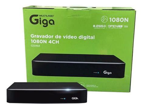 Dvr Open Hd Lite 1080n 4 Canais Gs0464 GIGA SECURITY Gravador De