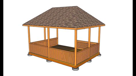 How To Build A Rectangular Gazebo Foliar Garden