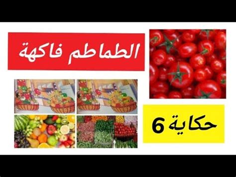 6 الطماطم فاكهة حكاية الطماطم فاكهة حكاياتي المصورة في رحاب اللغة