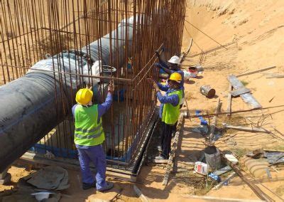 Gre Grp Upvc Hdpe Pipe Laying Dubai Uae Tetcon