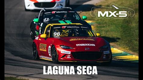 Mazda Mx Cup Laguna Seca Youtube