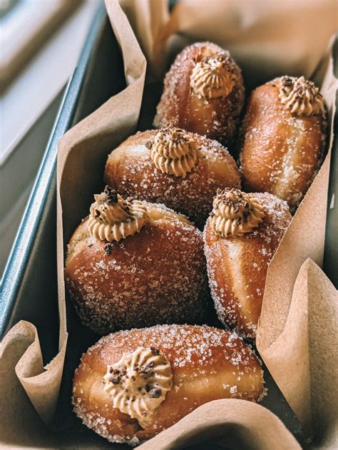 Mini Pastry Cream Filled Brioche Doughnuts Artofit