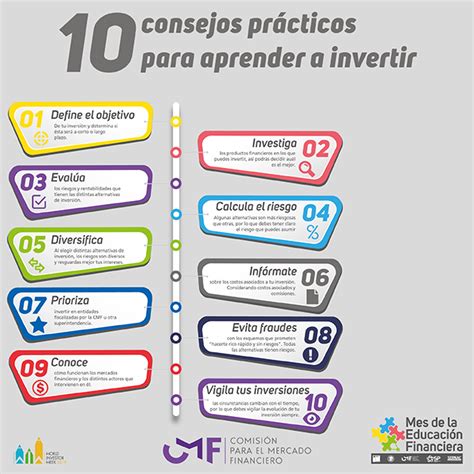 10 Consejos prácticos para aprender a invertir CMF Prensa