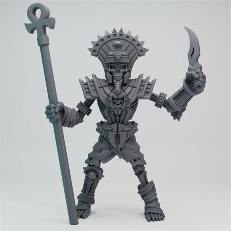 Hot Goblin Mummy With Dagger And Staff